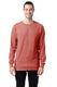 ComfortWash by Hanes GDH200 - Unisex 100% Ringspun Cotton Garment-Dyed Long-Sleeve T-Shirt - Nantucket Red