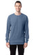 ComfortWash by Hanes GDH200 - Unisex 100% Ringspun Cotton Garment-Dyed Long-Sleeve T-Shirt - Saltwater