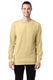 ComfortWash by Hanes GDH200 - Unisex 100% Ringspun Cotton Garment-Dyed Long-Sleeve T-Shirt - Summer Squash Yellow