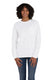 ComfortWash by Hanes GDH250 - Unisex 100% Ringspun Cotton Garment-Dyed Long-Sleeve T-Shirt with Pocket - White