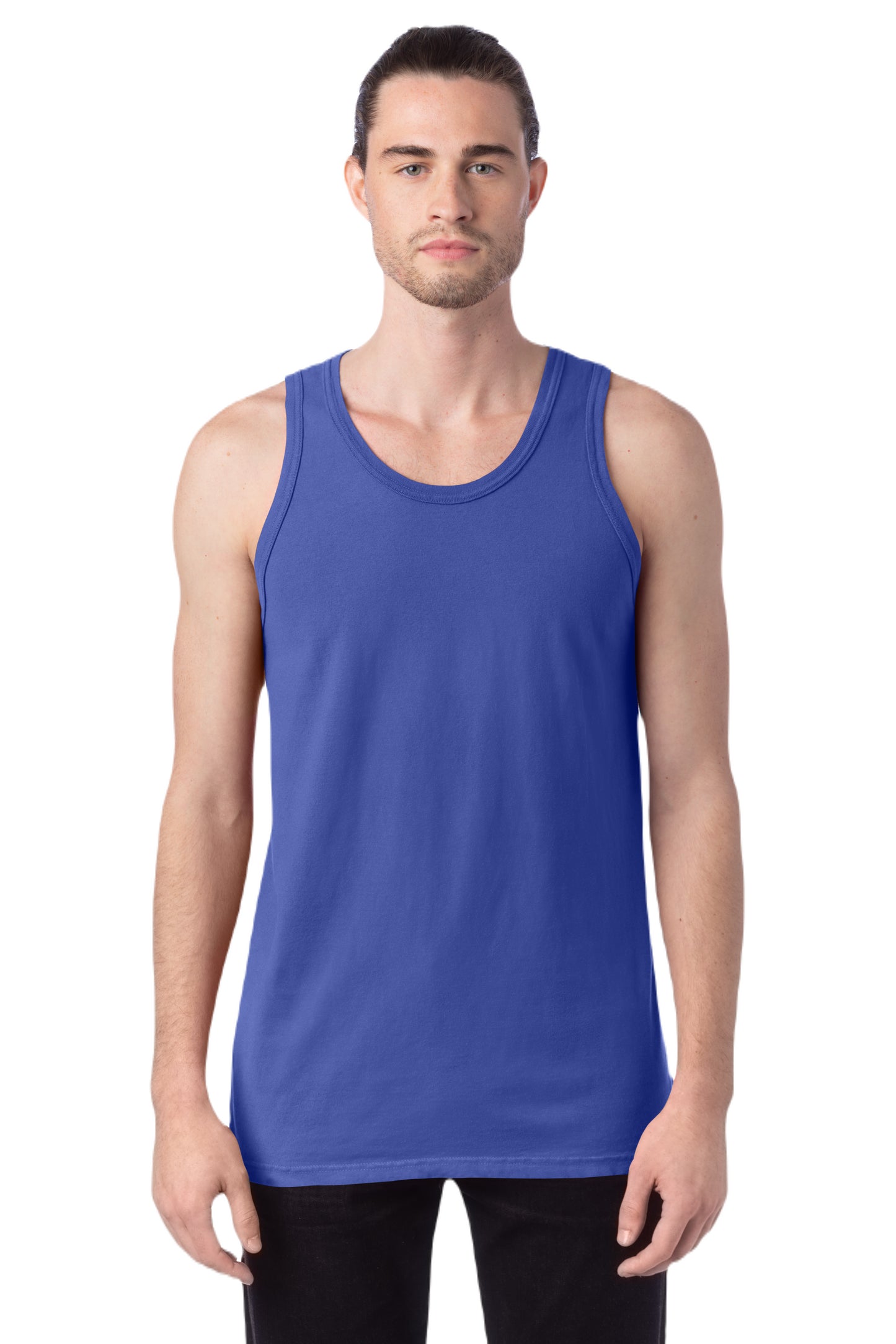 Unisex 100% Ringspun Cotton Garment-Dyed Tank - Deep Forte