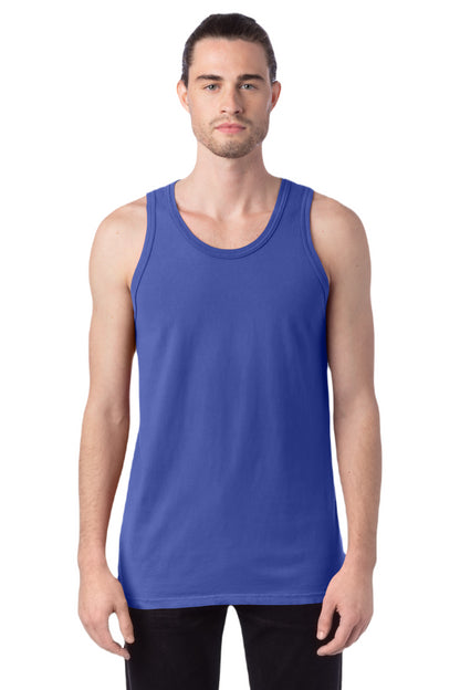 Unisex 100% Ringspun Cotton Garment-Dyed Tank - Deep Forte