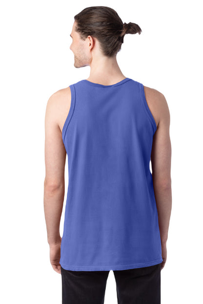 Unisex 100% Ringspun Cotton Garment-Dyed Tank - Deep Forte