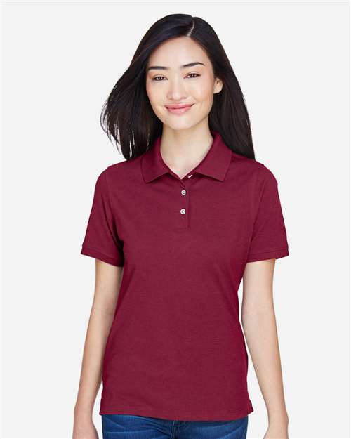 Harriton M265W Wine — on model front