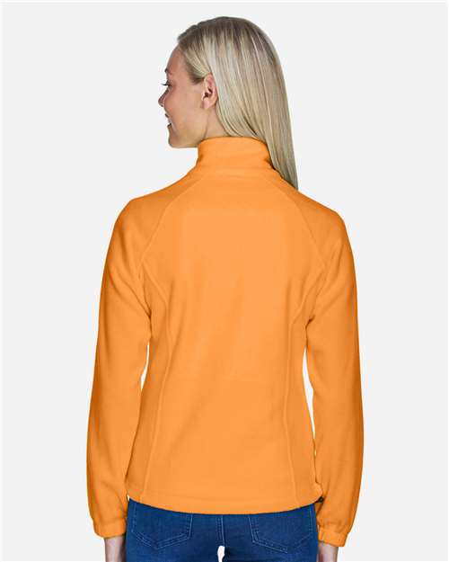 Harriton M990W Safety Orange — on model back