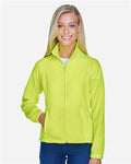 Harriton M990W Safety Yellow — on model front