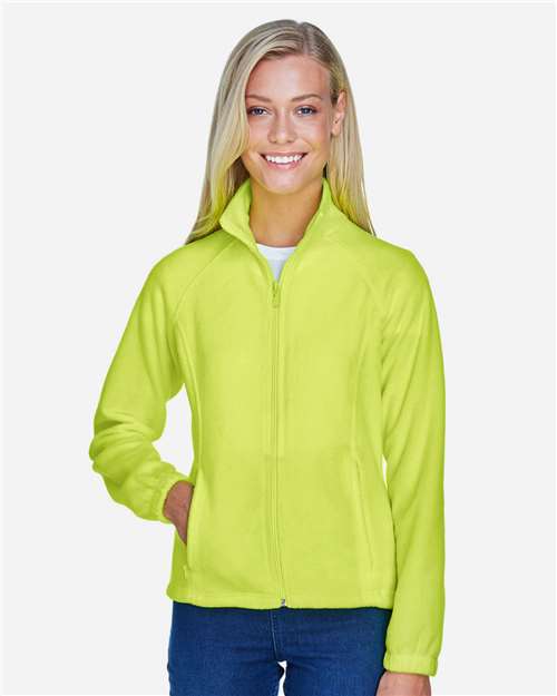 Harriton M990W Safety Yellow — on model front
