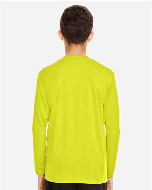 Team 365 TT11YL Safety Yellow — on model back