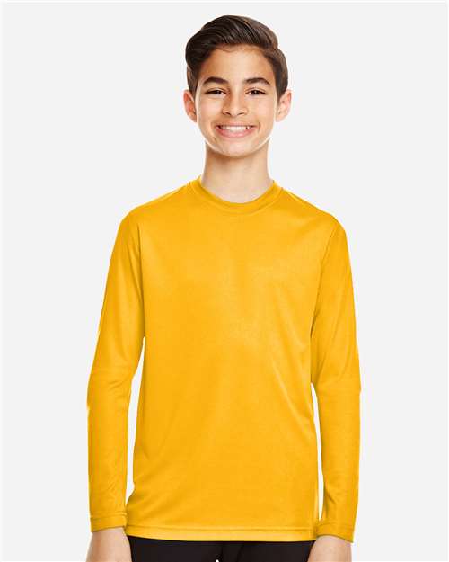 Team 365 TT11YL Sport Athletic Gold — on model front