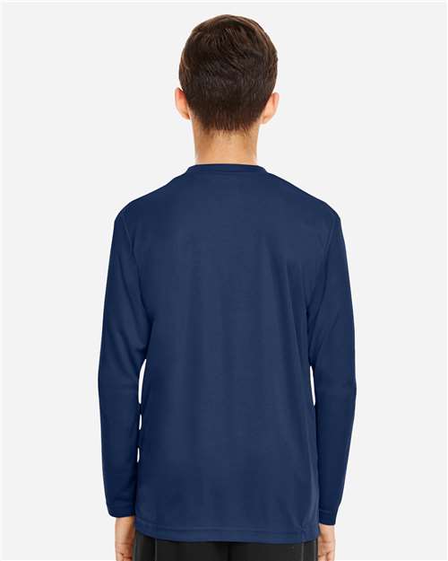 Team 365 TT11YL Sport Dark Navy — on model back