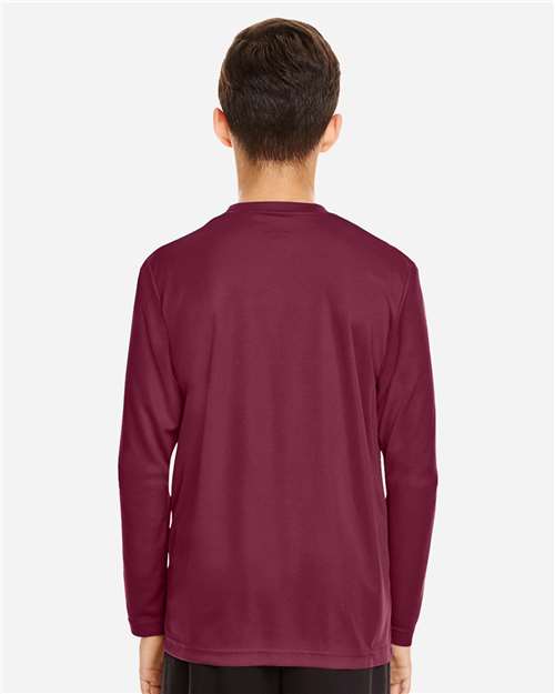 Team 365 TT11YL Sport Maroon — on model back