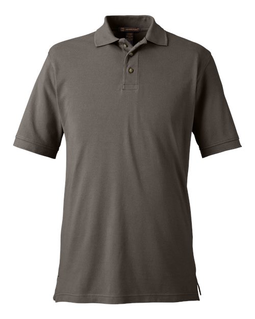 Harriton M200 Charcoal — front
