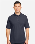 Harriton M200 Navy — on model front