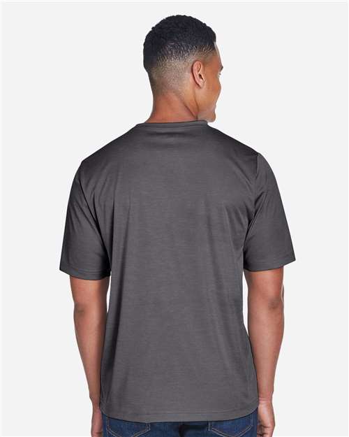 Team 365 TT11H Dark Grey Heather — on model back