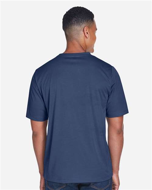 Team 365 TT11H Sport Dark Navy Heather — on model back