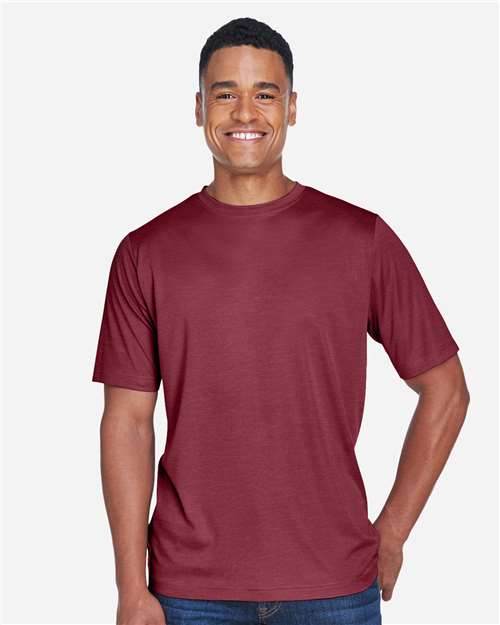 Team 365 TT11H Sport Maroon Heather — on model front