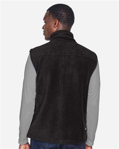 Harriton M985 Black — on model back