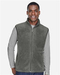 Harriton M985 Charcoal — on model front