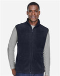 Harriton M985 Navy — on model front