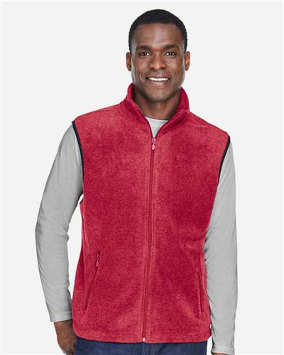 Harriton M985 Red — on model front