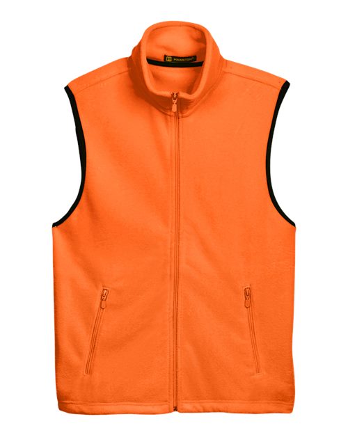 Harriton M985 Safety Orange — front