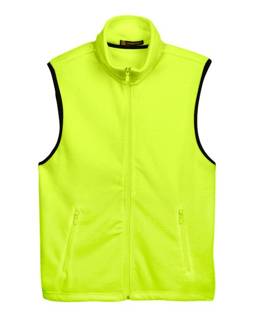 Harriton M985 Safety Yellow — front