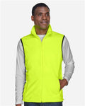 Harriton M985 Safety Yellow — on model front