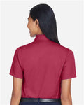 Harriton M500SW Wine — on model back