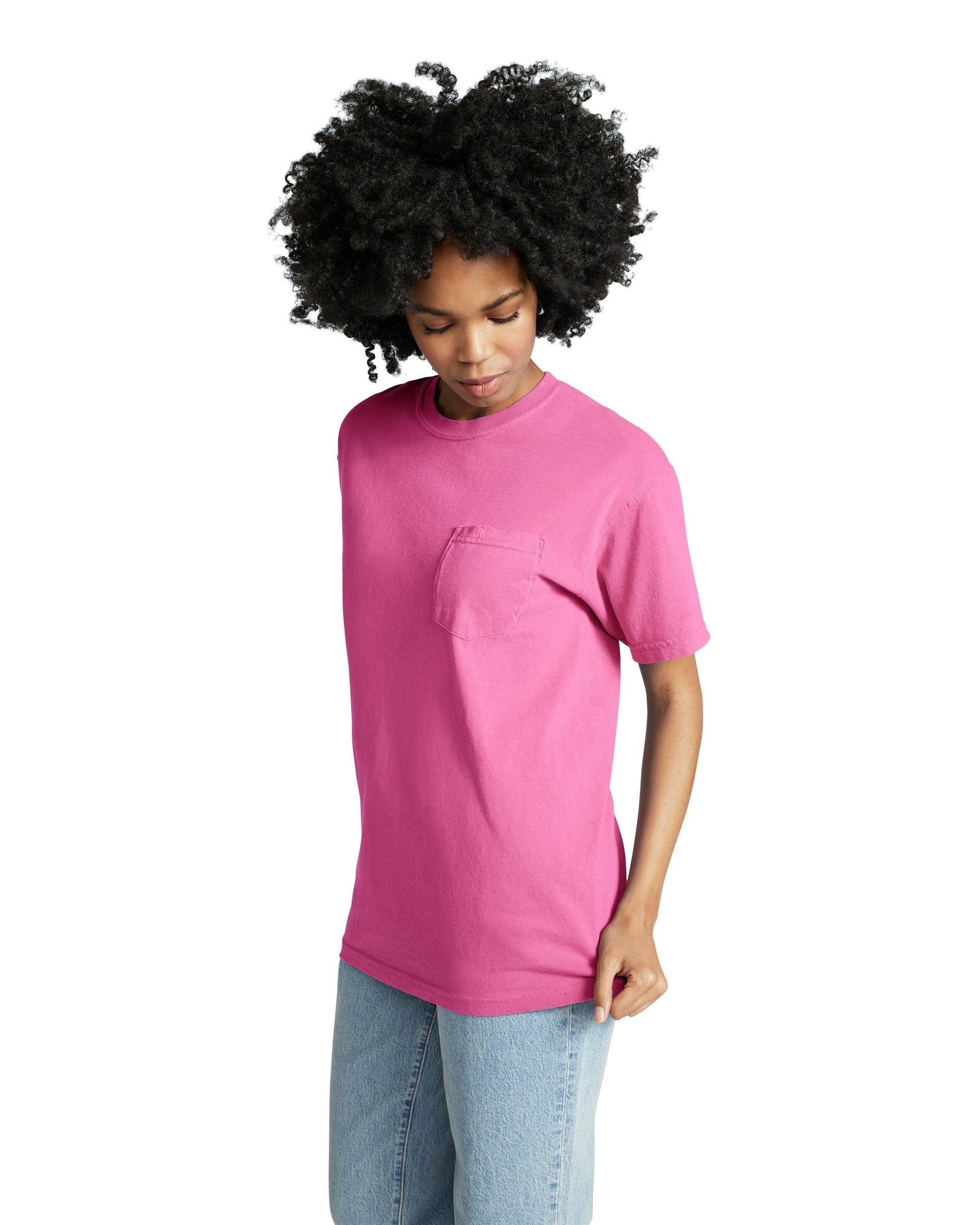 Unisex Heavyweight RS Pocket T-Shirt - Crunchberry
