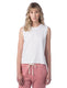 Alternative 1174 - Women's Cotton Jersey Go-To Crop Muscle Tank - White