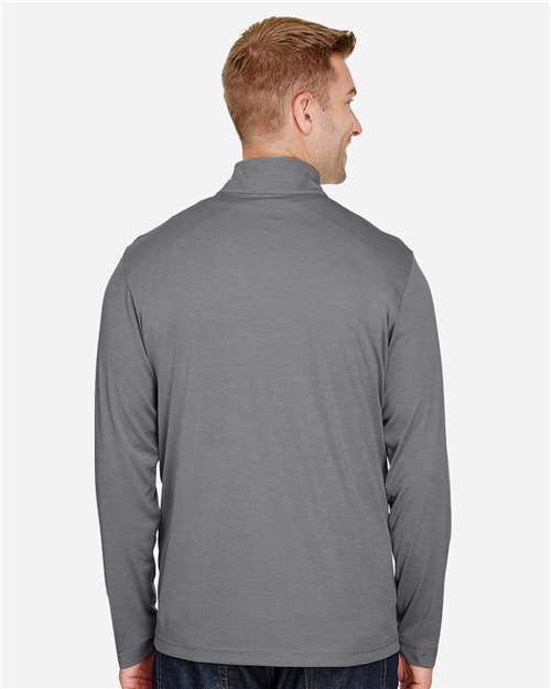 Team 365 TT31H Dark Grey Heather — on model back