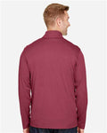 Team 365 TT31H Sport Maroon Heather — on model back