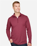 Team 365 TT31H Sport Maroon Heather — on model front