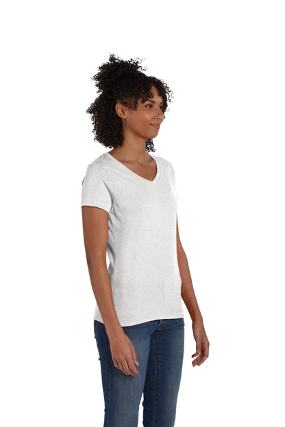 Women's Perfect-T Triblend Short Sleeve V-neck - Eco White
