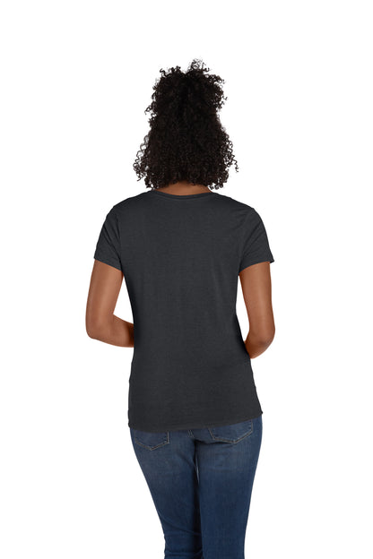 Women's Perfect-T Triblend Short Sleeve V-neck - Slate Triblend