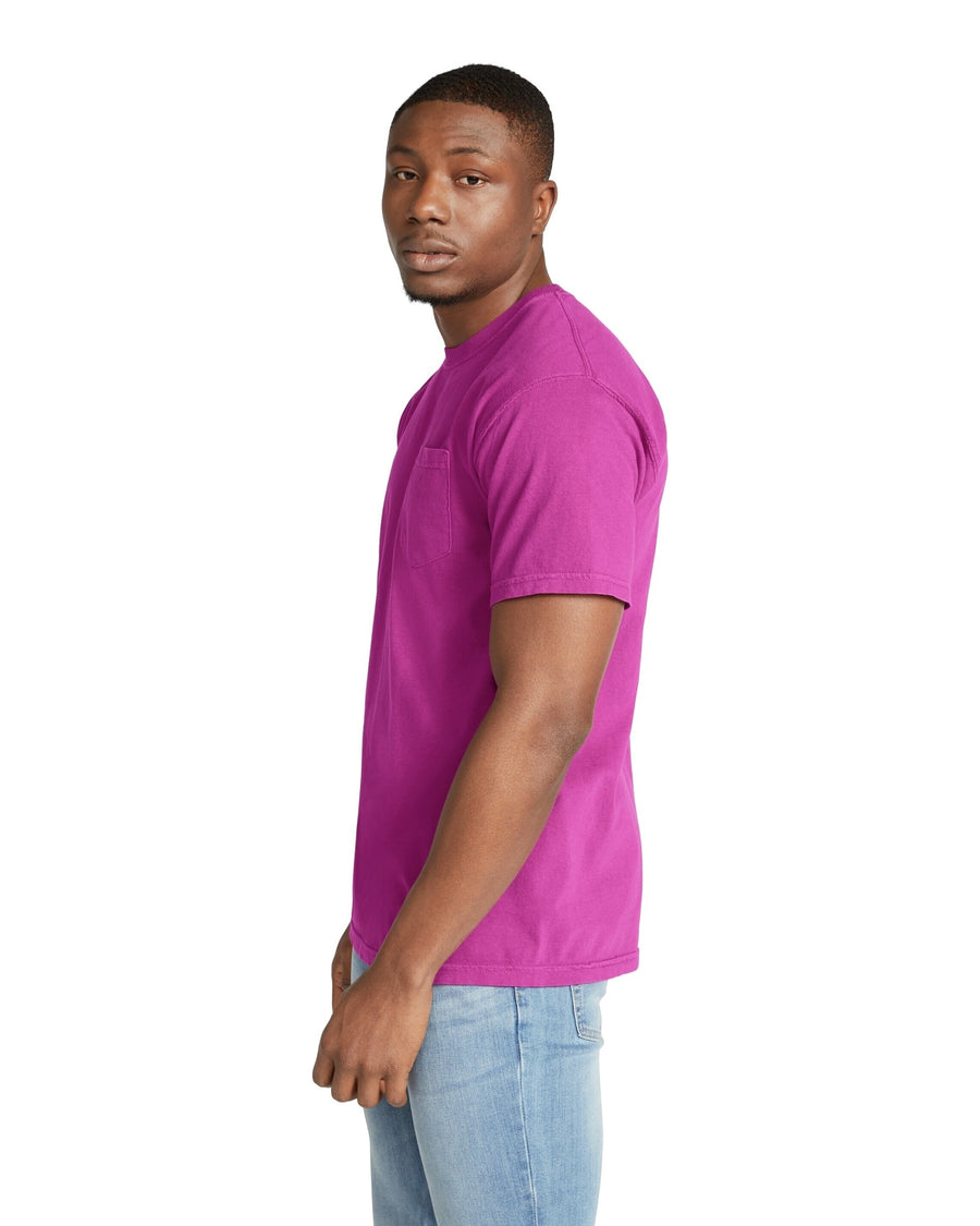 Unisex Heavyweight RS Pocket T-Shirt - Boysenberry