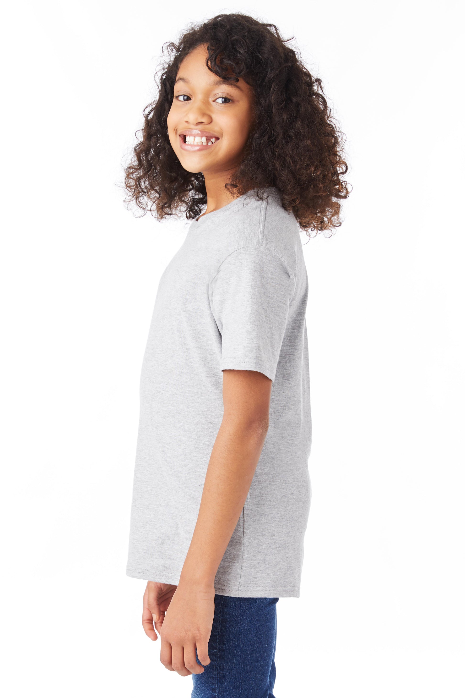 Youth Perfect-T Short Sleeve Tee - Light Steel