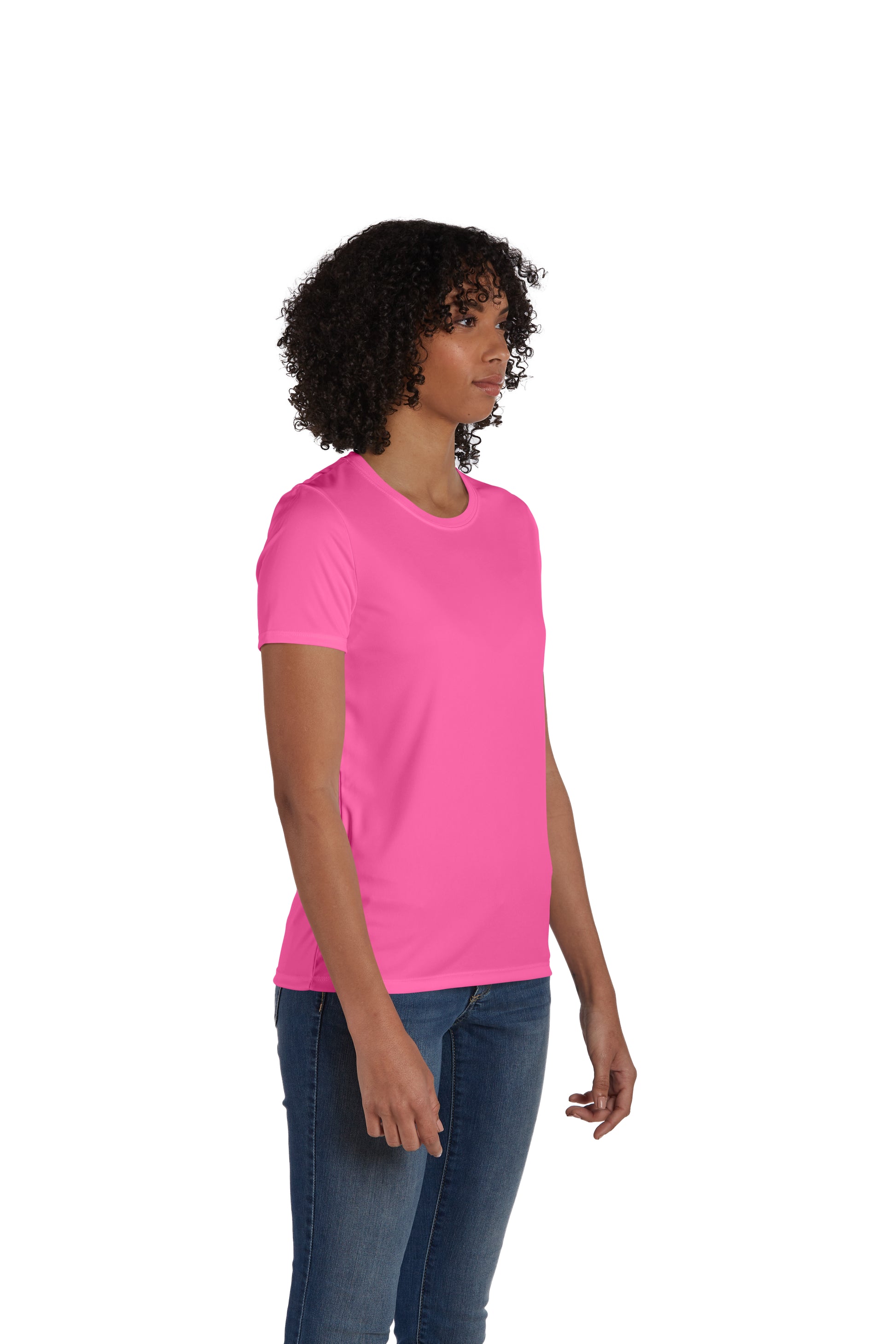 Women's Cool DRI® Short Sleeve Tee - Wow Pink
