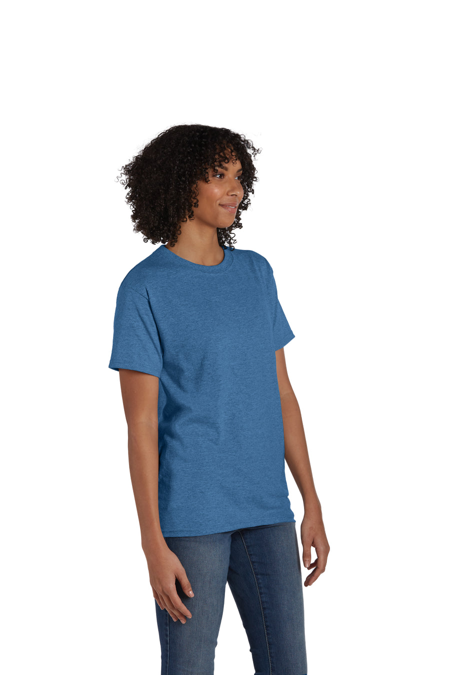 50/50 Ecosmart® Short Sleeve Tee - Heather Blue
