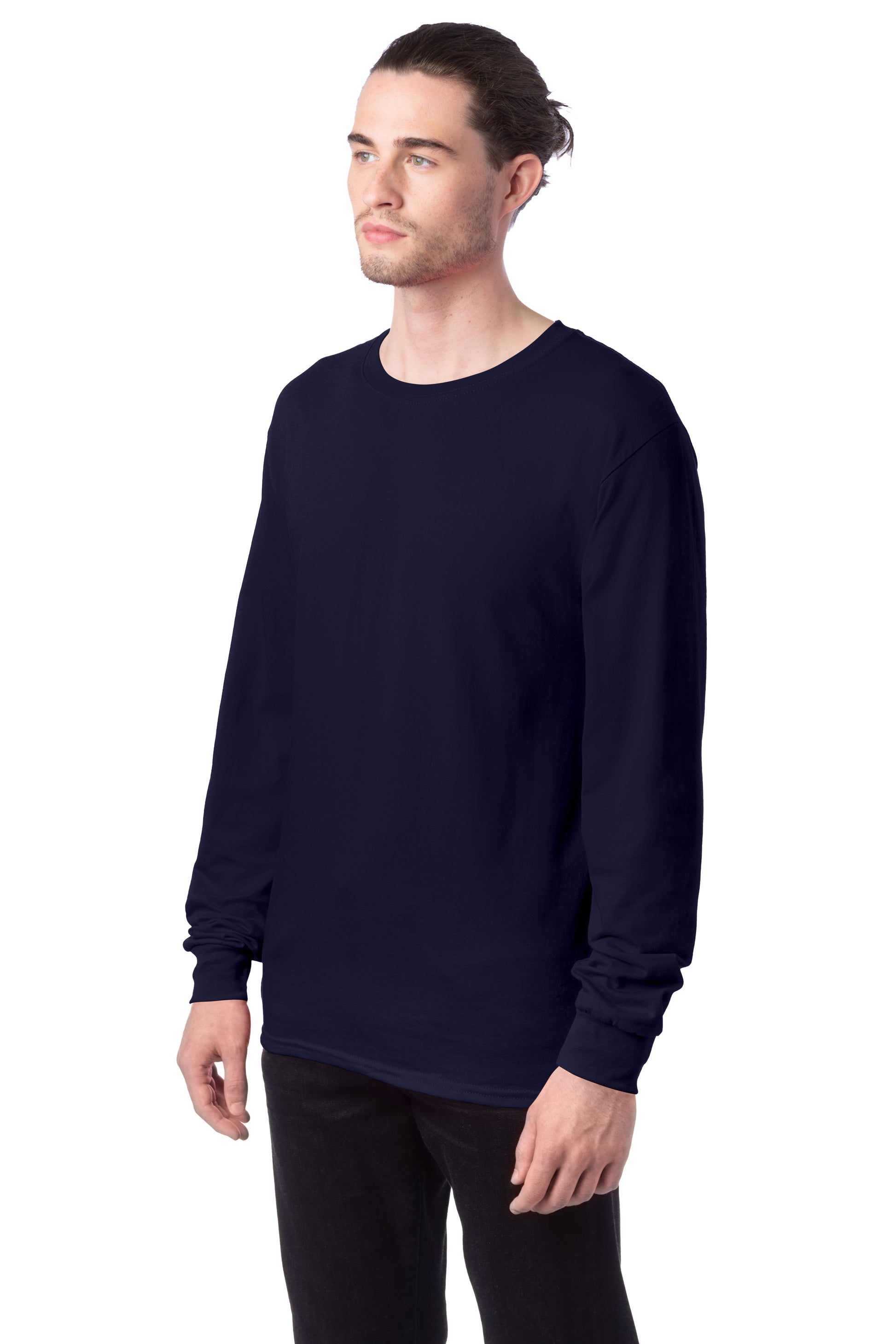 Essential-T Long Sleeve Tee - Athletic Navy