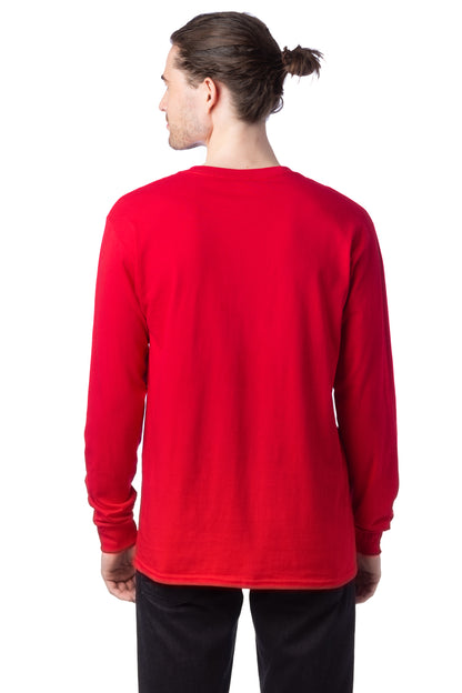 Essential-T Long Sleeve Tee - Athletic Red