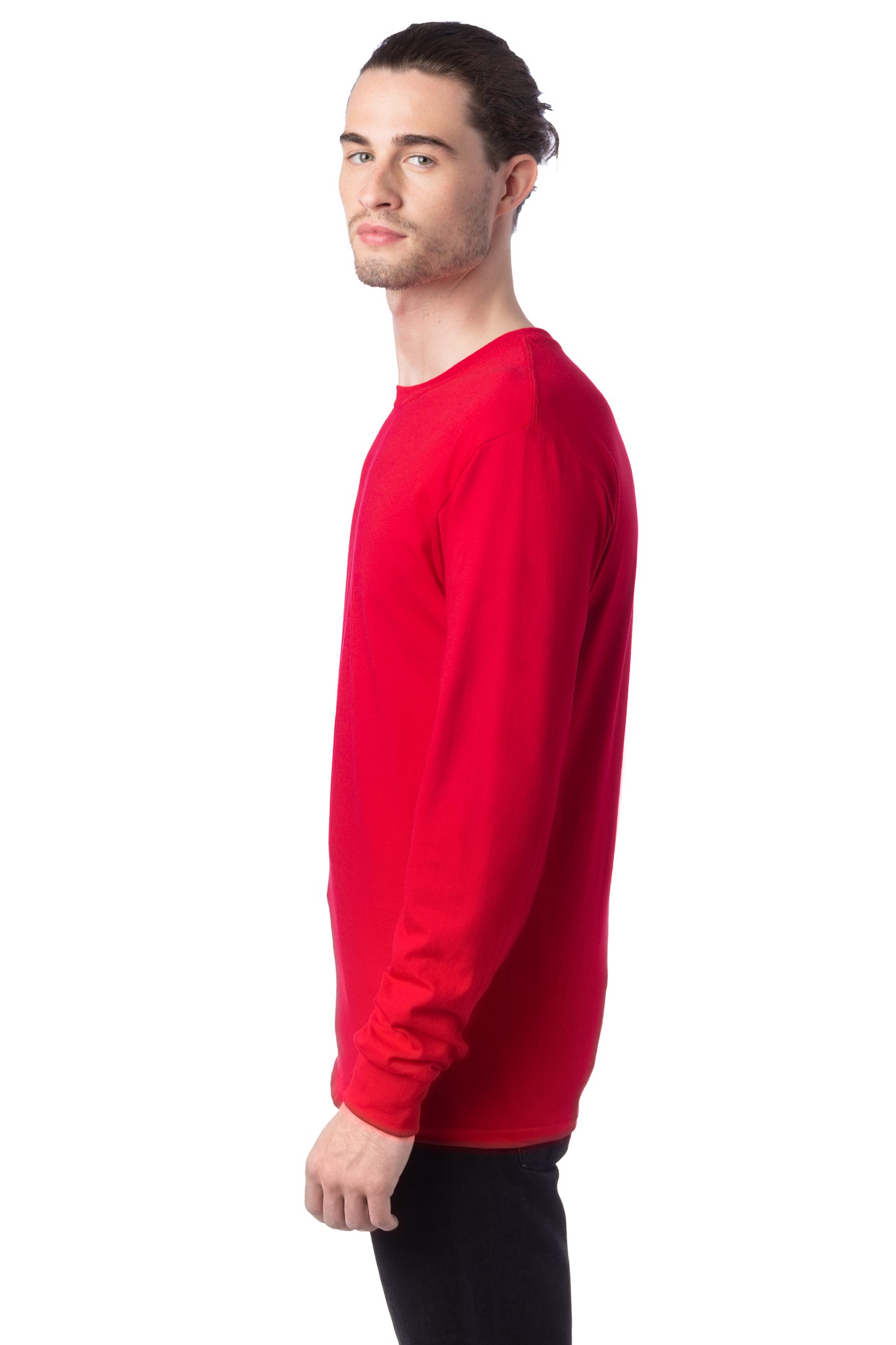 Essential-T Long Sleeve Tee - Athletic Red