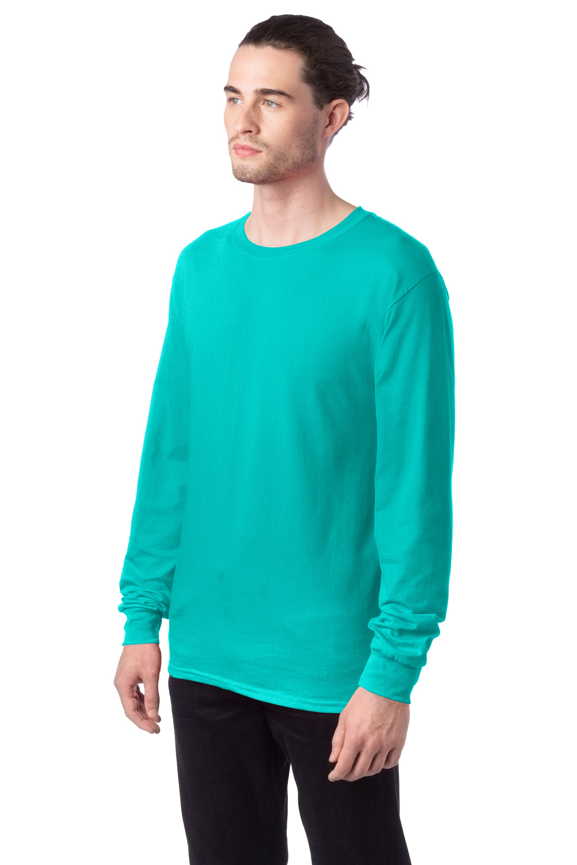 Essential-T Long Sleeve Tee - Athletic Teal
