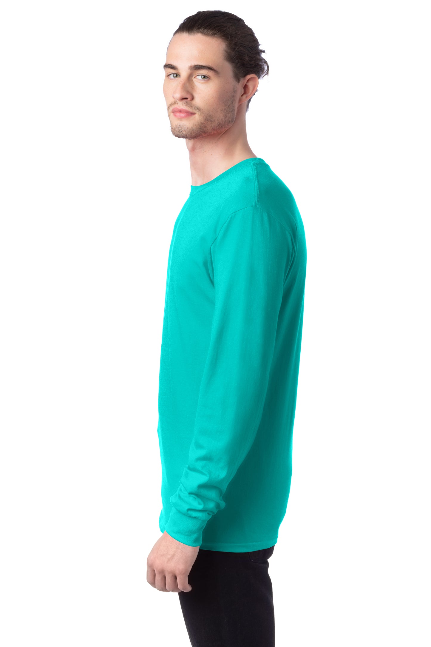 Essential-T Long Sleeve Tee - Athletic Teal
