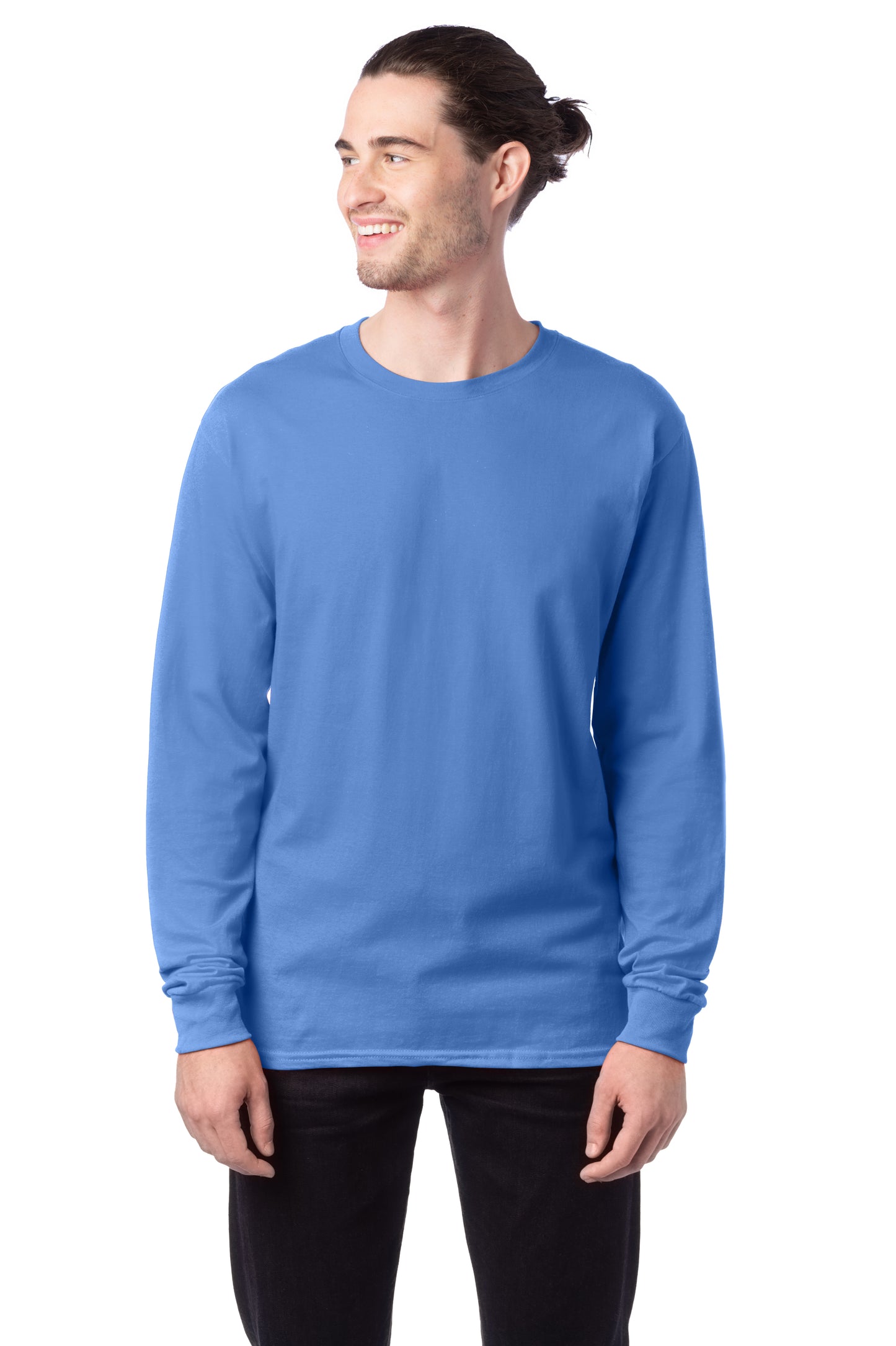 Essential-T Long Sleeve Tee - Carolina Blue