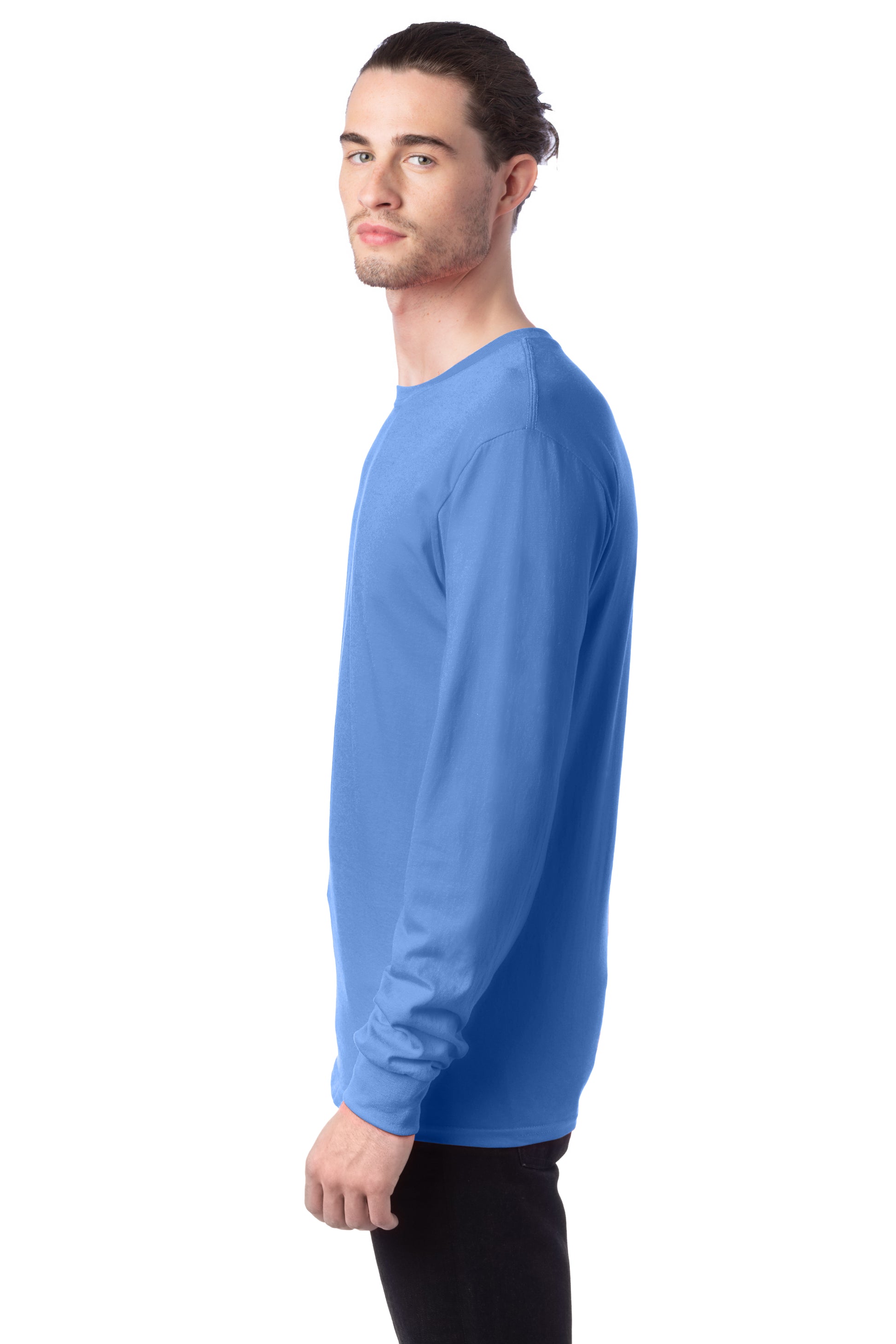Essential-T Long Sleeve Tee - Carolina Blue