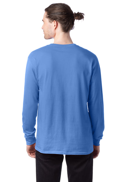 Essential-T Long Sleeve Tee - Carolina Blue
