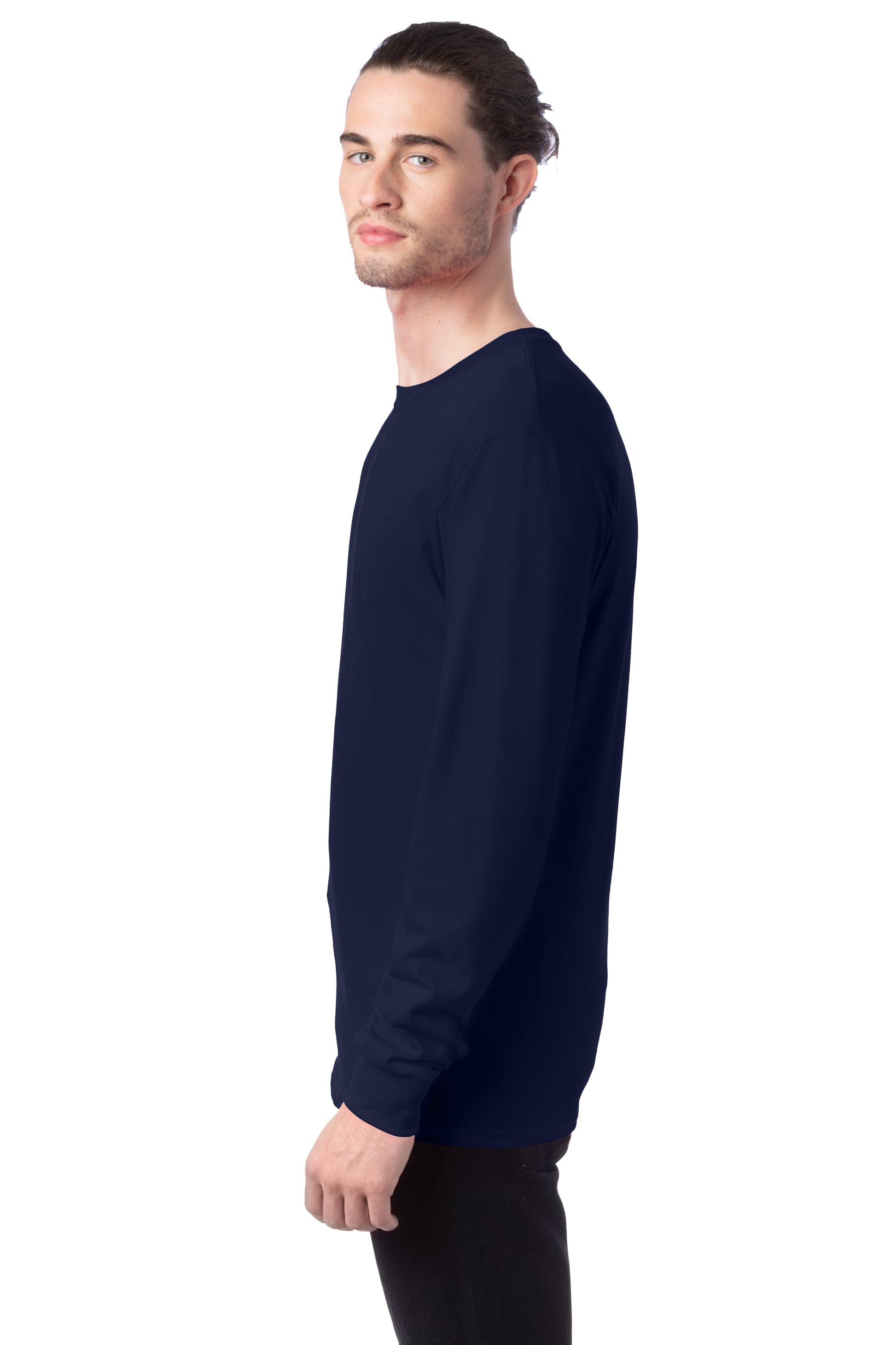 Essential-T Long Sleeve Tee - Navy