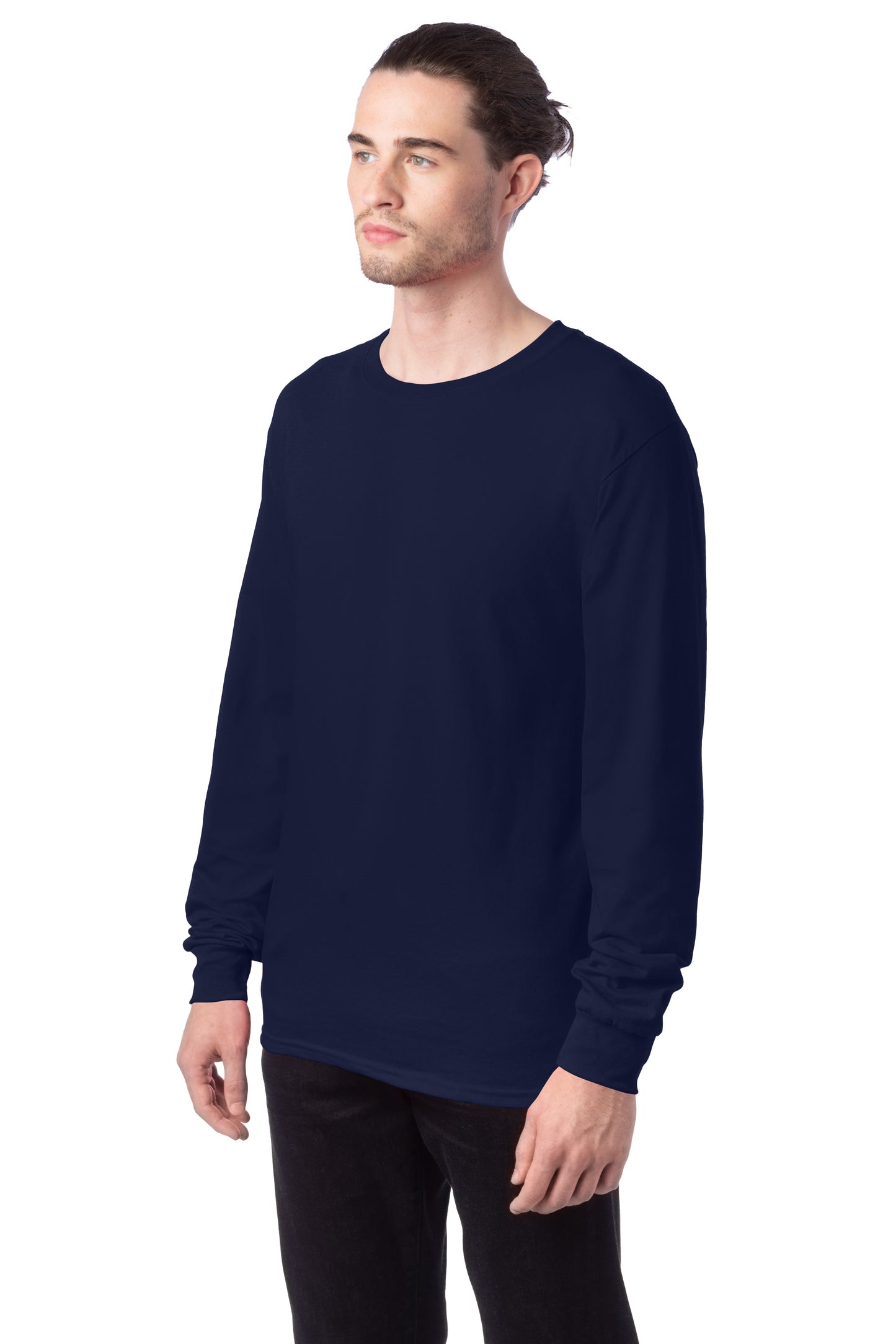 Essential-T Long Sleeve Tee - Navy