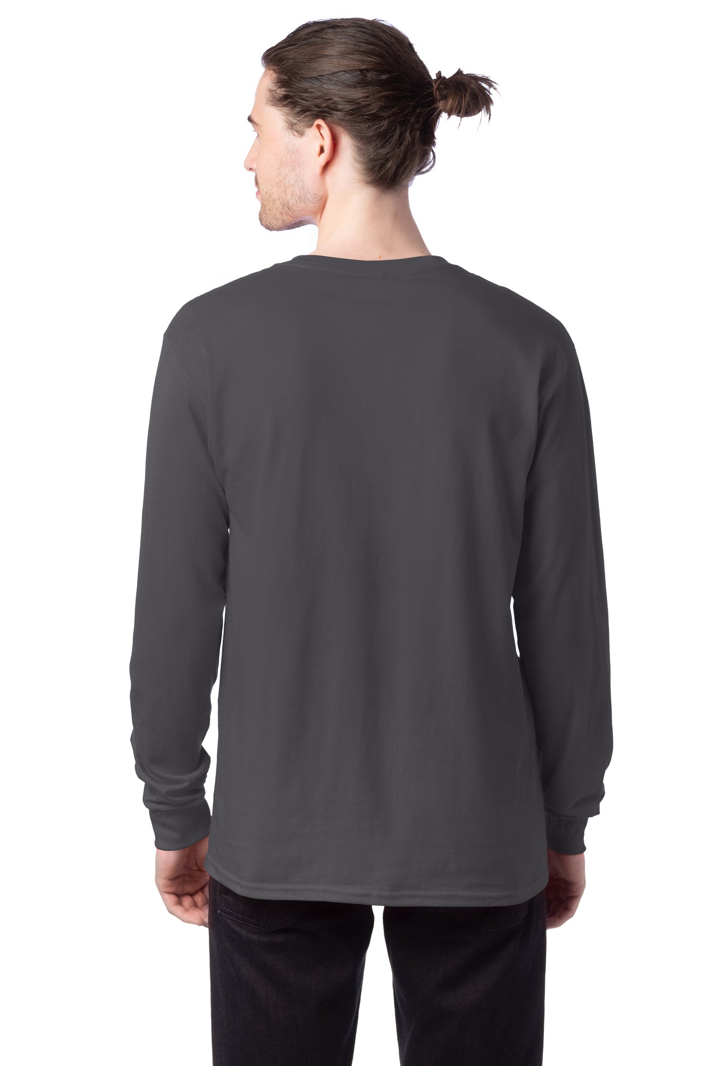 Essential-T Long Sleeve Tee - Smoke Gray